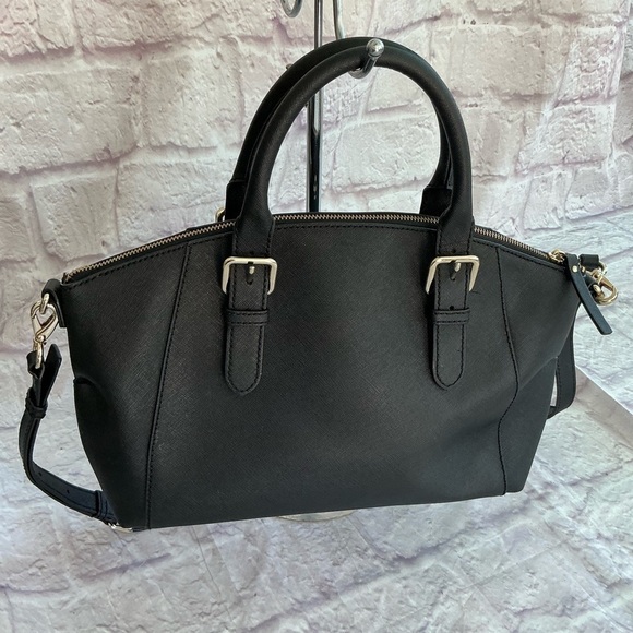 Kate Spade Small Sloan Charlotte Street Satchel Handbag Black WKRU2130 - Picture 2 of 9